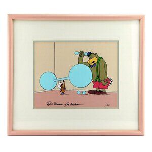 Rare #1 /300 Hanna Barbera Cel Magilla Gorilla / Atom Ant Signed Limited Edition